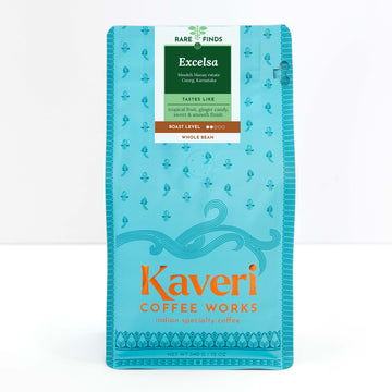 Single origin, Specialty Indian Coffee, Mooleh Manay Excelsa. Kaveri Special Release